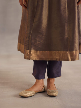 Ahiri grey kurta set