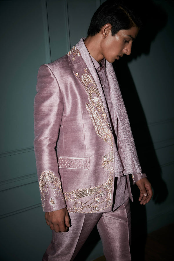 Lavender aura jacket and pant set