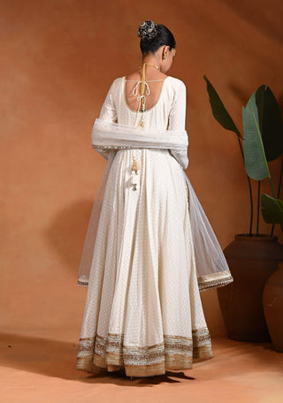 Ivory Chand anarkali and dupatta