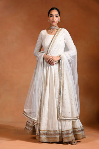 Ivory Chand anarkali and dupatta