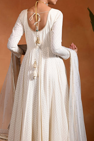 Ivory Chand anarkali and dupatta
