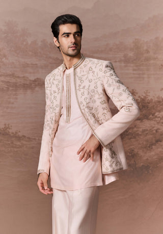 Mehak Nude Pink Jacket Set