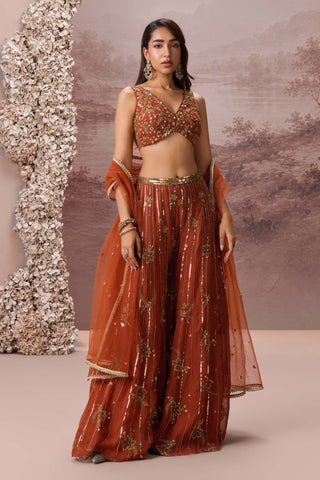 Rust sienna sharara set
