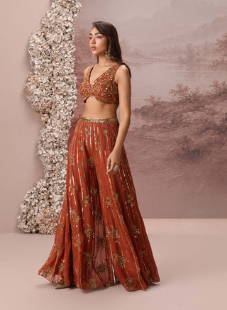 Rust sienna sharara set