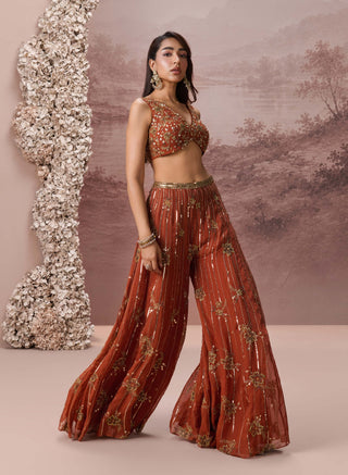 Rust sienna sharara set