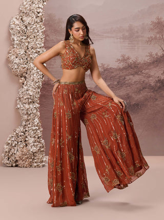 Rust sienna sharara set