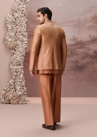 Suhaani Camel Tan Jacket Set