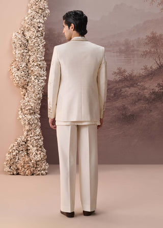 Aiza Ivory Jacket Set