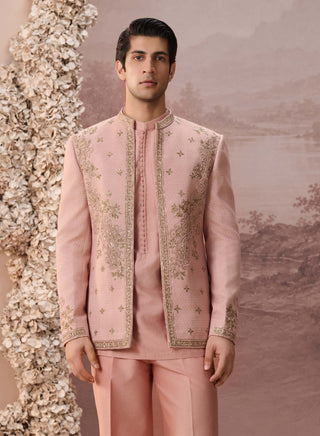 Aaliya Blush Pink Jacket Set