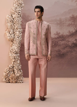 Aaliya Blush Pink Jacket Set