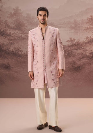 Yasmeen Blush Pink Sherwani Set