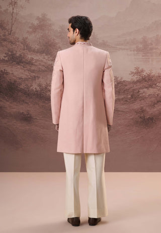 Yasmeen Blush Pink Sherwani Set