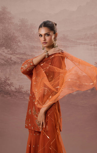 Rust mahira sharara set