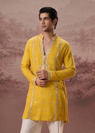 Suraiya Mustard Kurta With Trousers