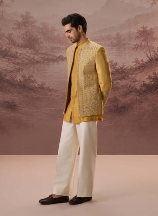 Suraiya Mustard Kurta With Trousers