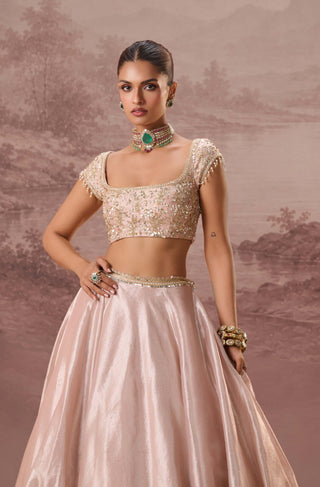 Pink pankhuri lehenga set