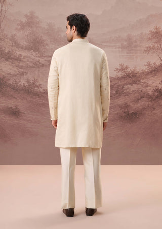 Ismat Ivory Kurta With Trousers