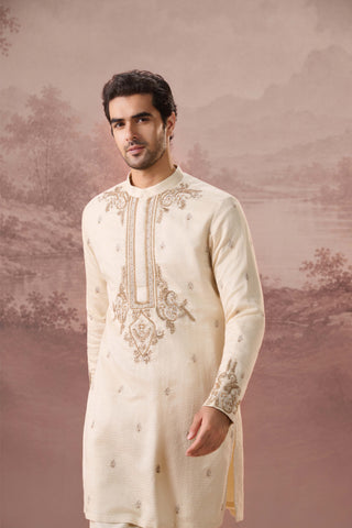Ismat Ivory Kurta With Trousers