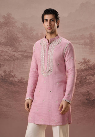 Armaan Dusty Pink Kurta With Trousers