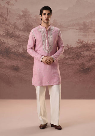 Armaan Dusty Pink Kurta With Trousers
