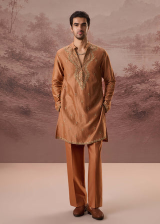 Suhaan Copper Kurta With Trousers