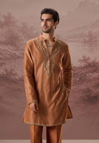 Suhaan Copper Kurta With Trousers