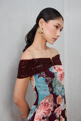 Glen wine gown
