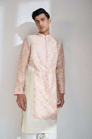 Sandrose classic cut embroidered kurta set