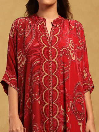 Red fatema shirt and pants