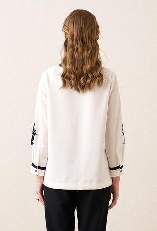 Noir bloom top