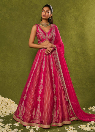 Ambi pink lehenga set