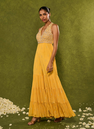 Ines yellow blue jumpsuit