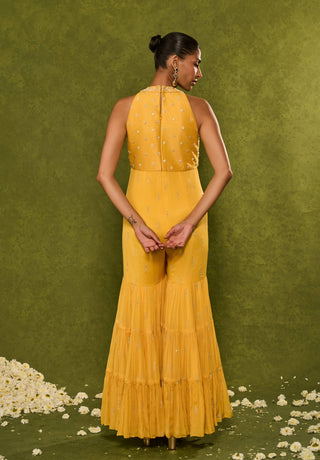 Ines yellow blue jumpsuit