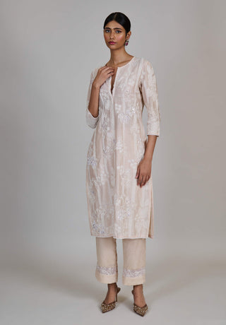Noor ivory kurta and pants