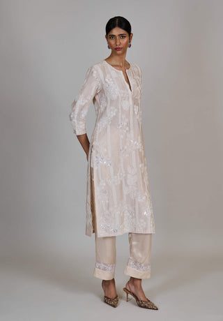 Noor ivory kurta and pants