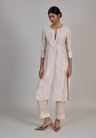 Noor ivory kurta and pants