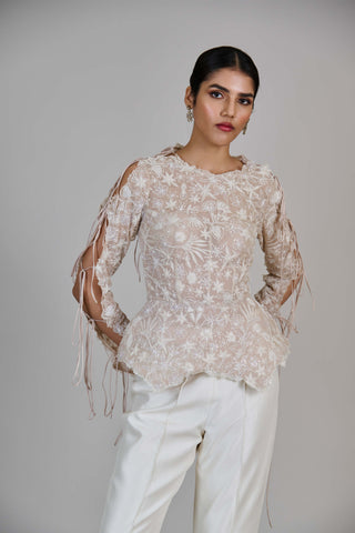 Caelen wild flower tunic and bell pants