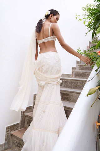 Coconut daiquiri cocktail sari and bralette