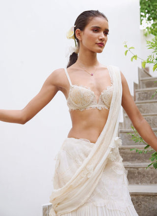 Coconut daiquiri cocktail sari and bralette