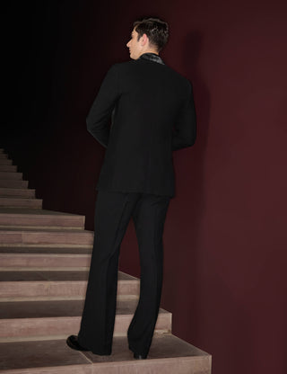 Velric black tuxedo set