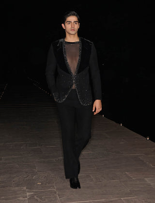 Velmor black tuxedo and pants