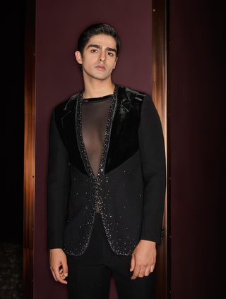 Velmor black tuxedo and pants