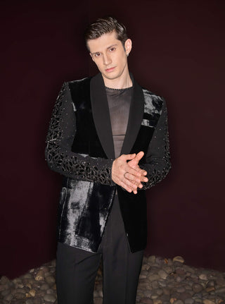 Stardust black tuxedo and pants