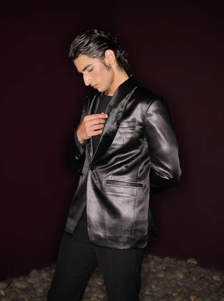 Elan black tuxedo and pants