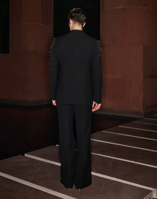 Titanium edge bandhgala and pants