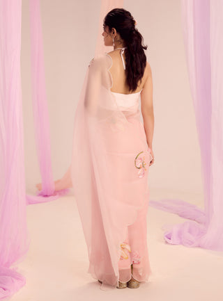 Pearl bloom sari