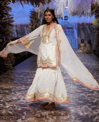 Gopi Vaid-Ivory Bani Sharara Set-INDIASPOPUP.COM