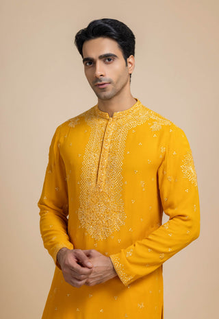 Amber glow kurta and salwar