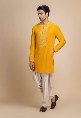 Amber glow kurta and salwar
