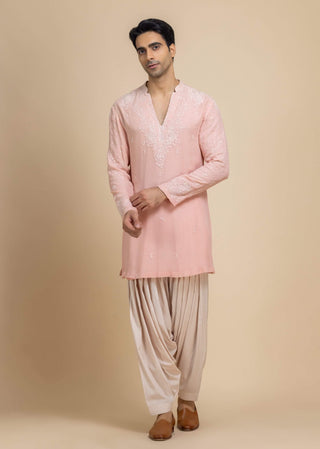 Aftaab blush pink kurta and salwar